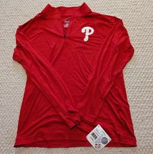Phillies Quarter Zip - NWT